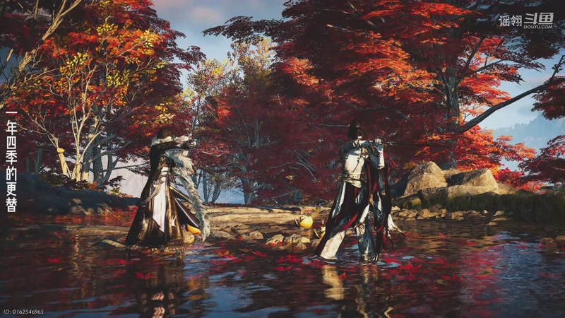 一年四季的更替  竹篱下的乱花影